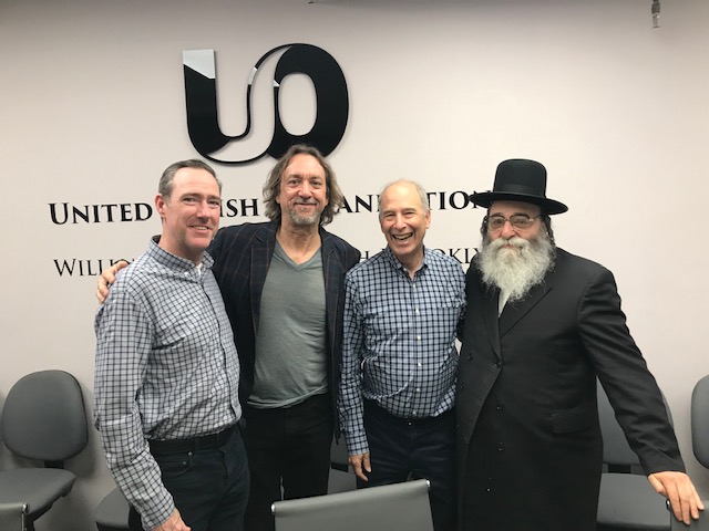 2019 Reunion with original CAFÉ members Martin Brennan, Arthur Kell, Larry Shapiro and Rabbi Niederman which was inspired after the passing of the late Louis Garden Acosta